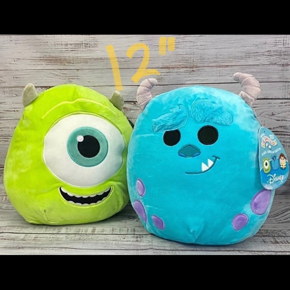 NWT Mike/Sulley Monsters Inc Squishmallows 12”